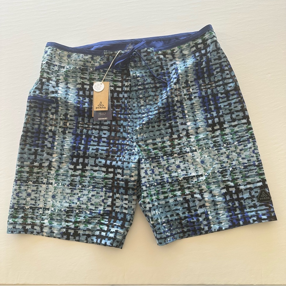 PrAna Men’s Catalyst Board Shorts Swim Trunks Size 38 New - Picture 2 of 10